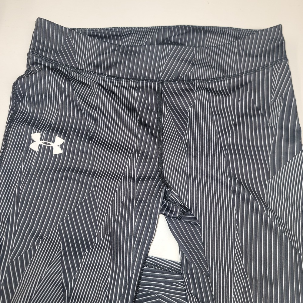 Under Armour Women's‎ Leggings Striped Athletic Training Gym Activewear